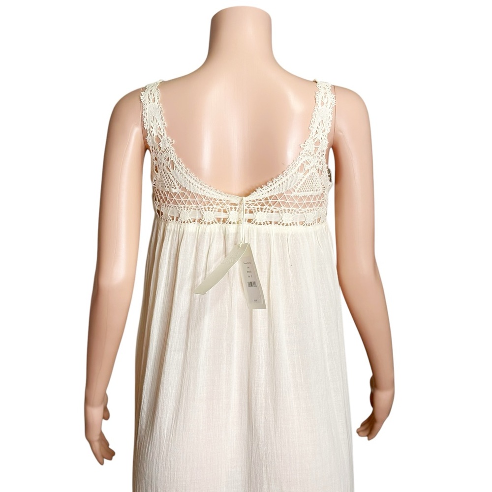 ULLA JOHNSON Rowena Coverup Dress, Ivory, P/XS - Picture 11 of 13